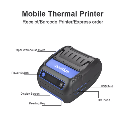 BL1G Mini 58mm Receipt Label Bluetooth Printer